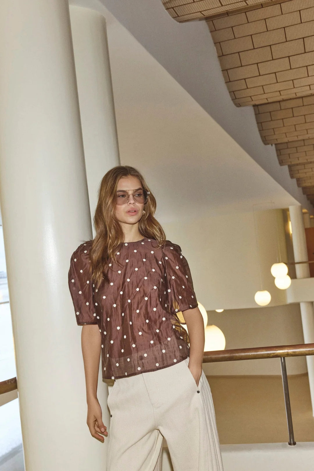 DitaCC Dot SS Blouse