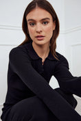Load image into Gallery viewer, LIVVY KNIT DRESS BLACK
