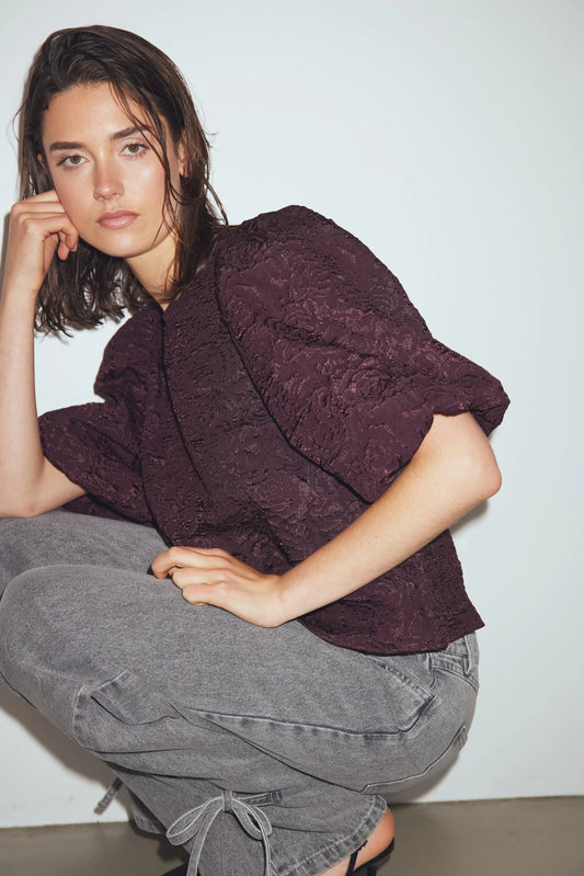 N-SHELLY BLOUSE WINETASTING