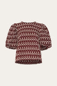 Load image into Gallery viewer, SHELLY BLOUSE DUSTY MAHOGANY
