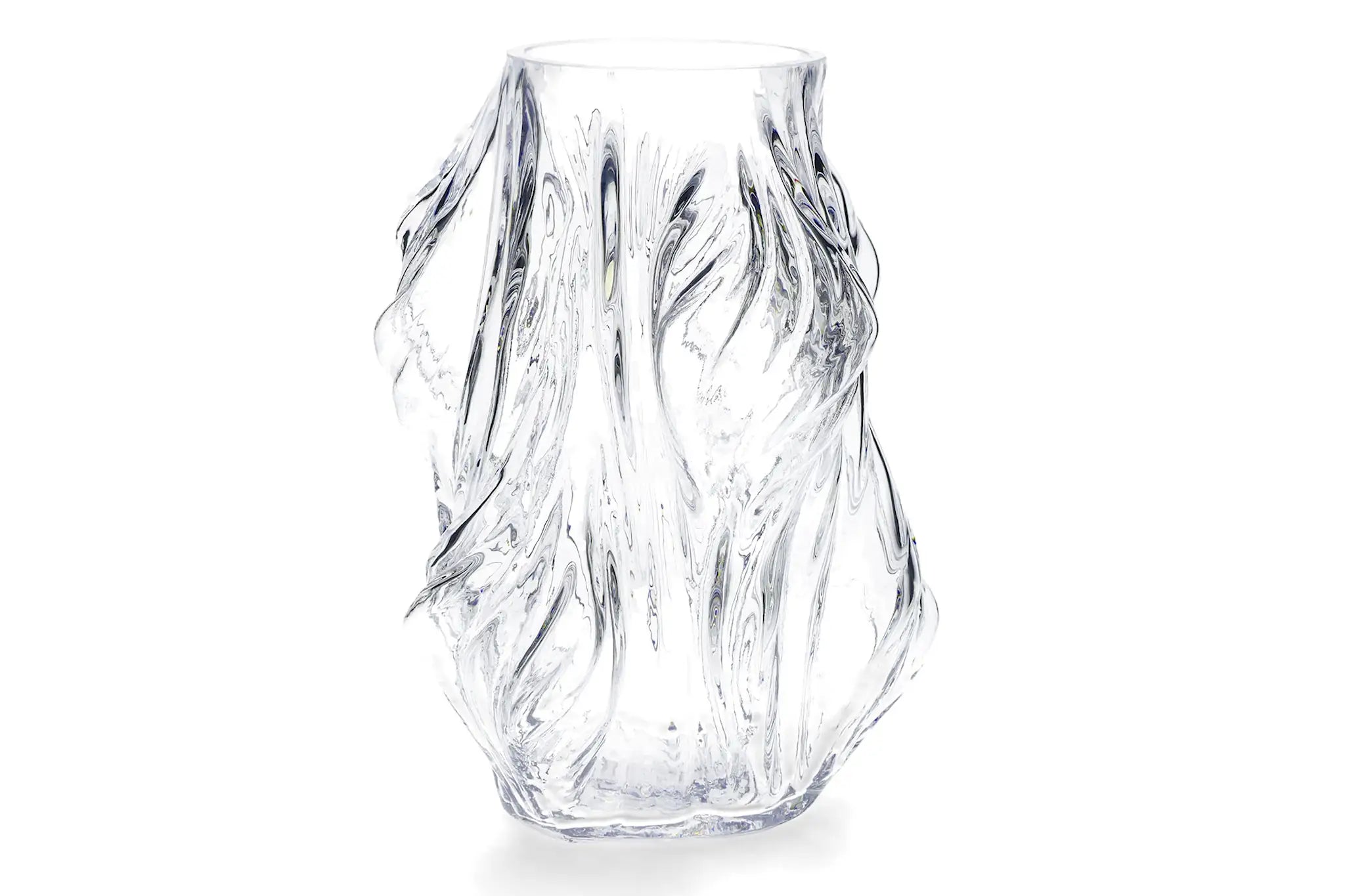 Vas irreggular clear