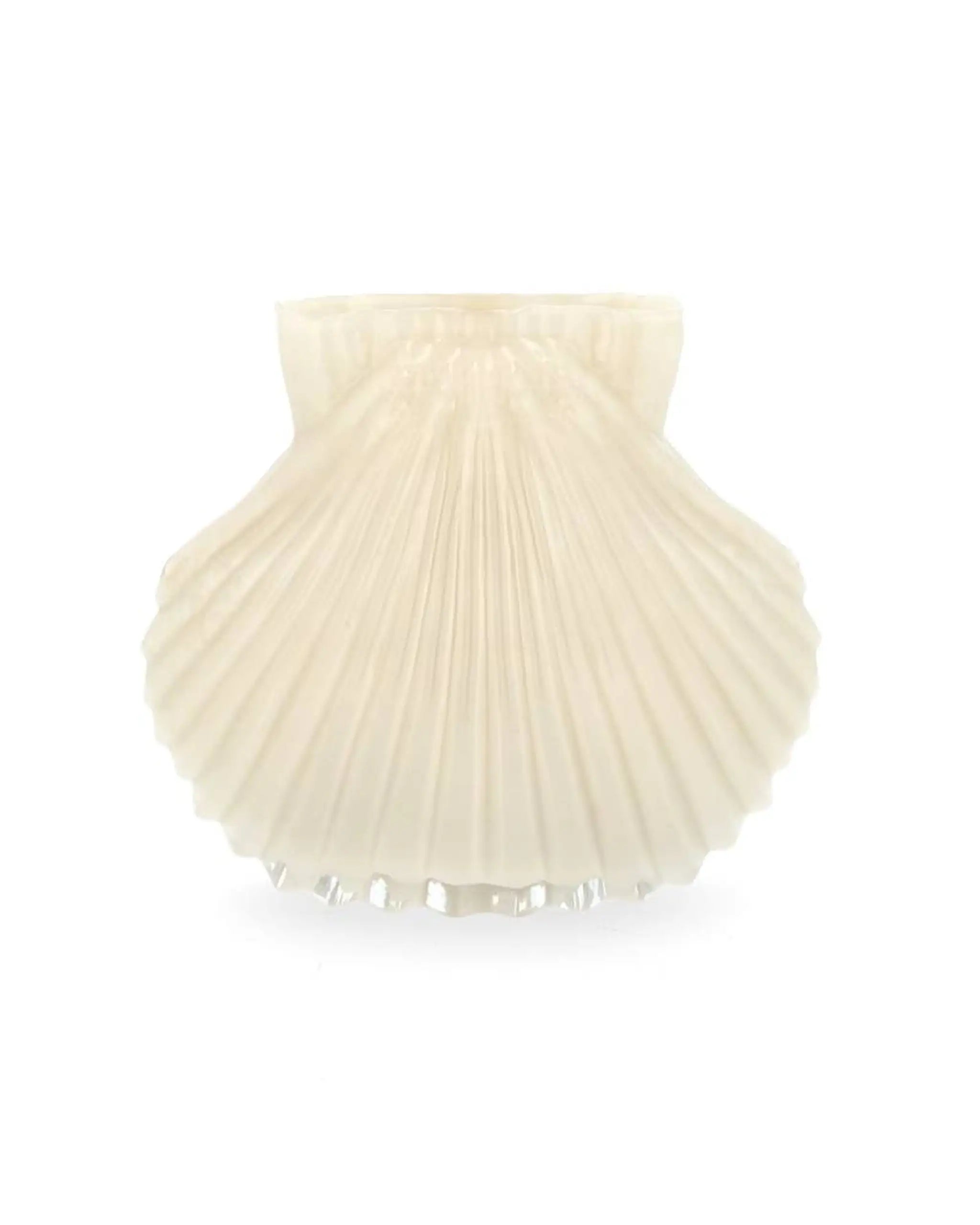 Shell vase opal sand