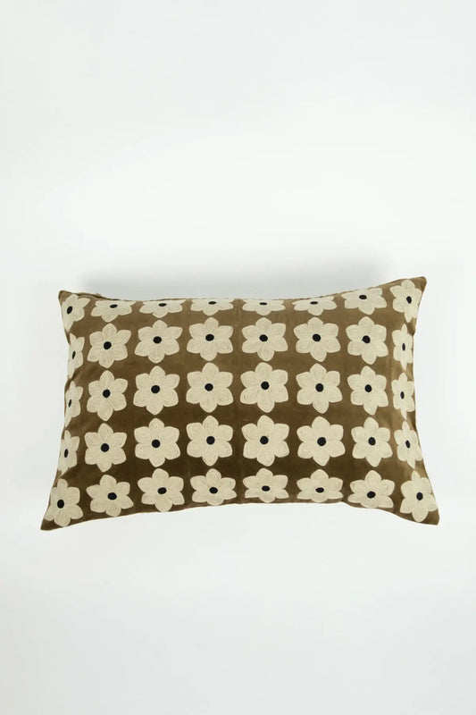 Daisy kuddfodral brun 40×60