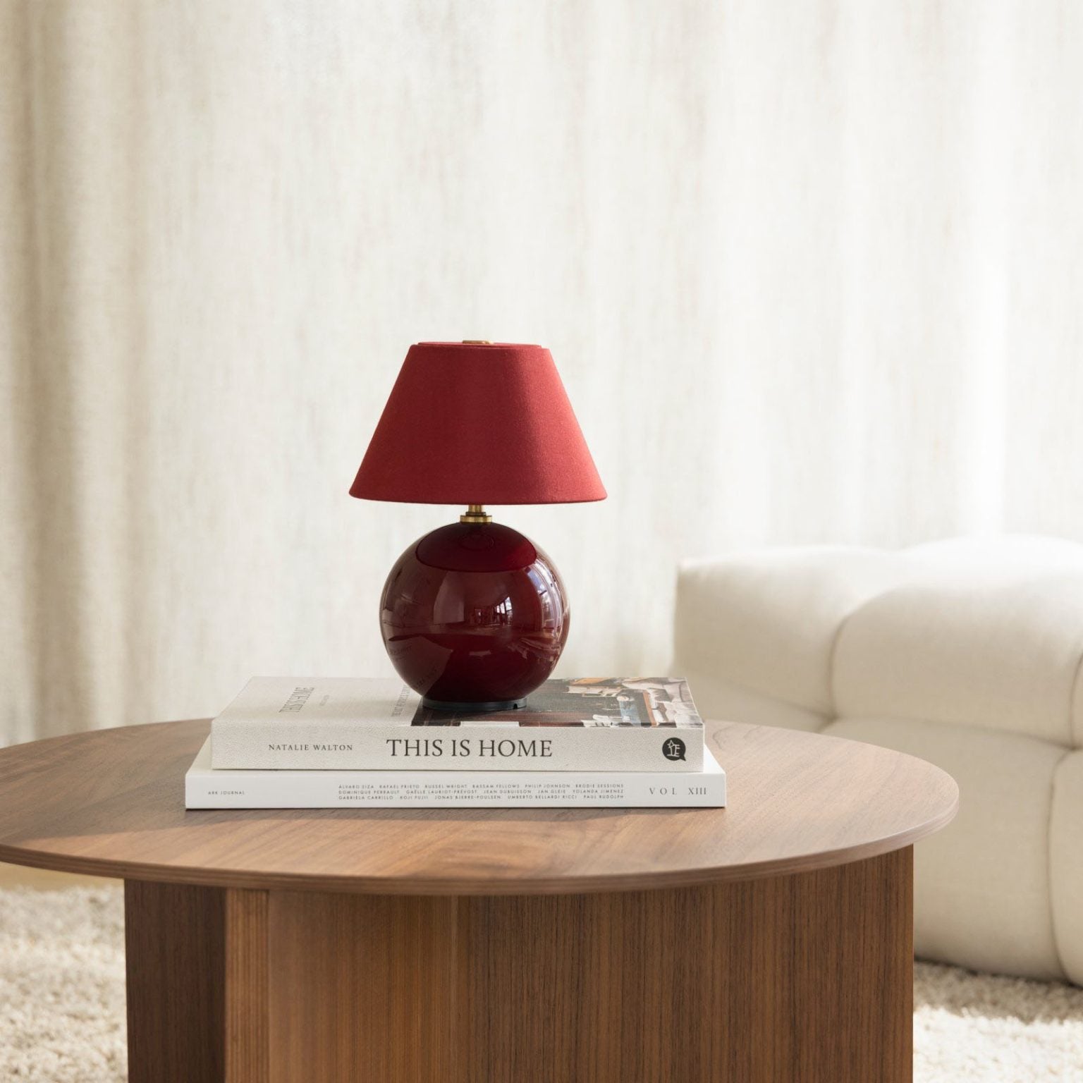 Portbel lampa Burgundy