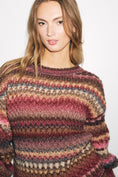 Load image into Gallery viewer, Gio knit sweater Rust mix
