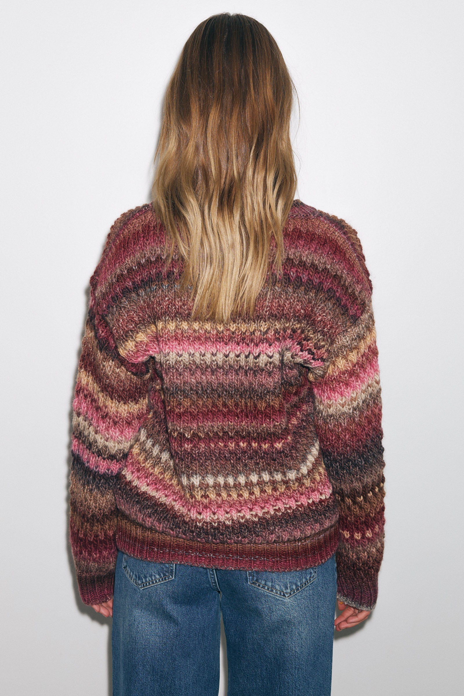 Gio knit sweater Rust mix