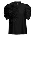 Load image into Gallery viewer, ANNSOFIGO BLOUSE - BLACK

