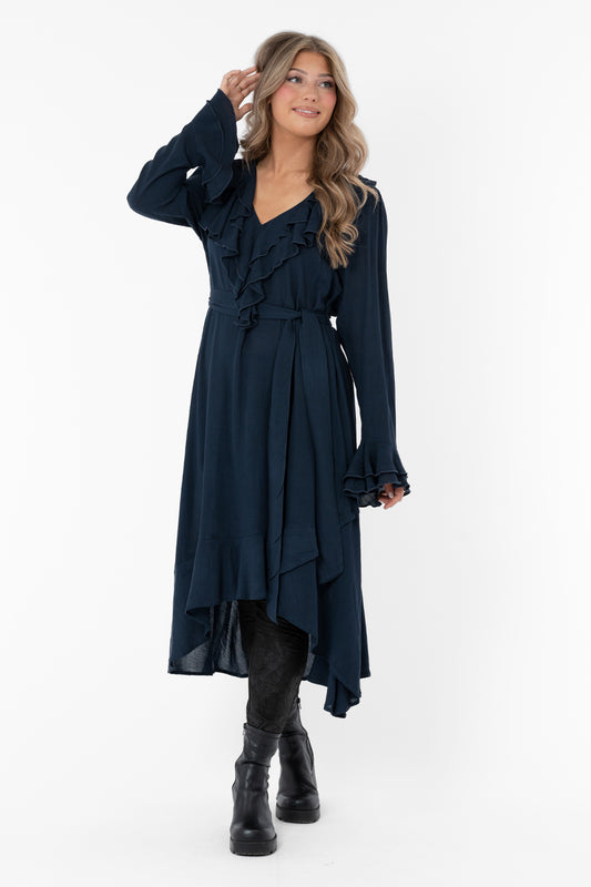 ADELINE DRESS MIDNIGHT BLUE