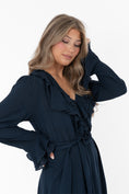 Load image into Gallery viewer, ADELINE DRESS MIDNIGHT BLUE
