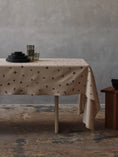 Load image into Gallery viewer, Baies Tablecloth -
Natural/Dark Chocolate
