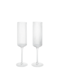 Load image into Gallery viewer, Ripple Champagne Flutes -
Set of 2 - Clear
