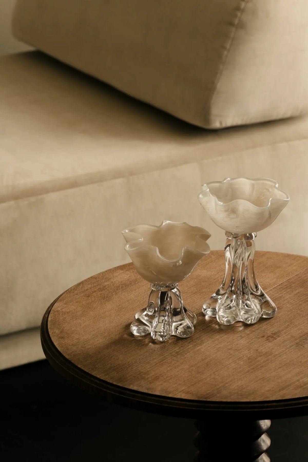Verna ljuskopp offwhite 13 cm