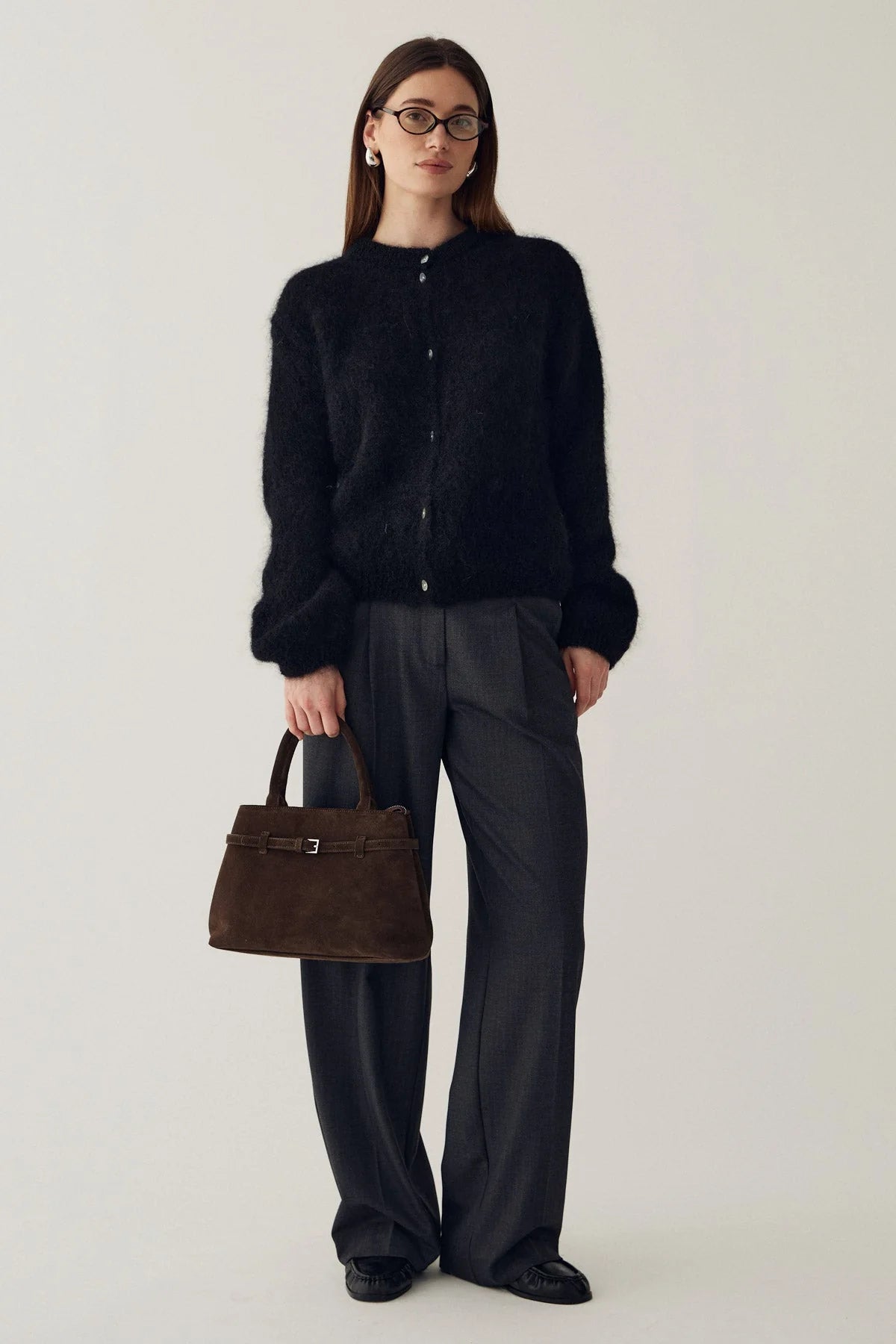 N-Kae Mohair Cardigan Black