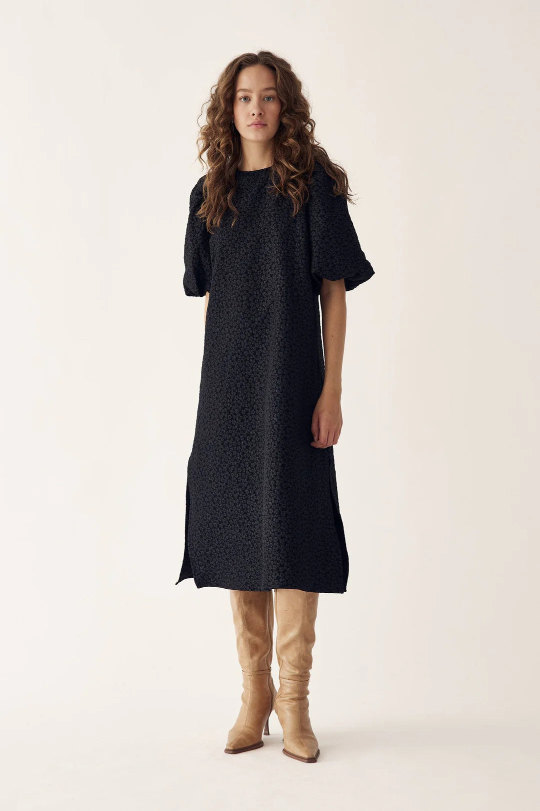 Reno Pastis Long Dress Black