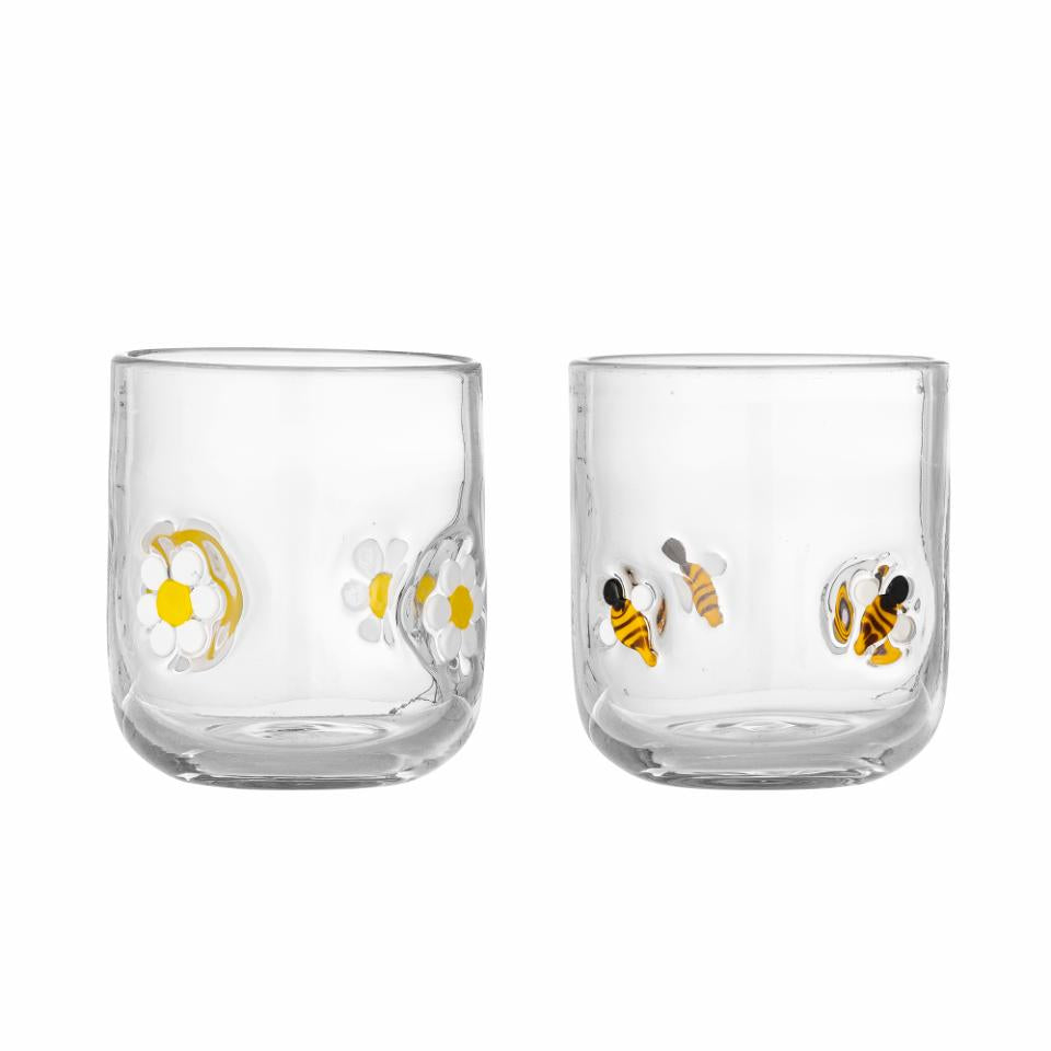 Buzz Drinking Glass, Clear, Glass 2 p