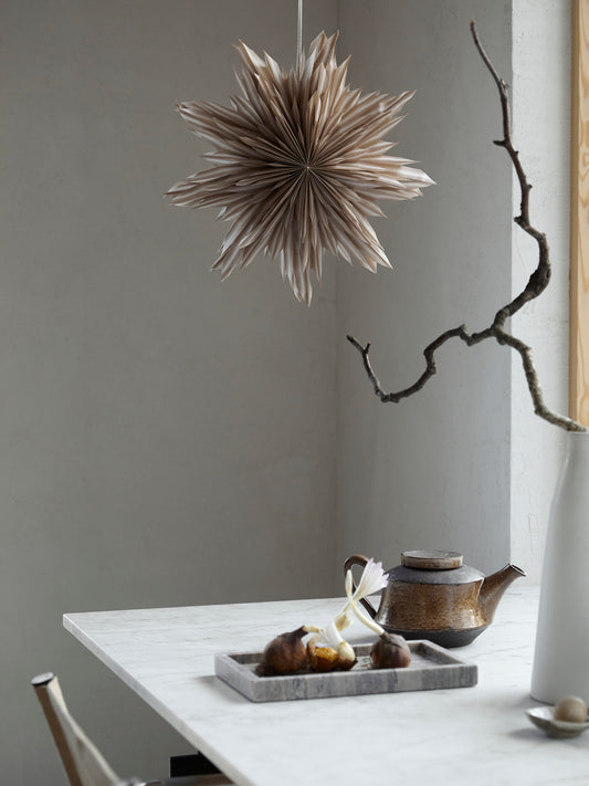 Adventsstjärna 44 Beige
