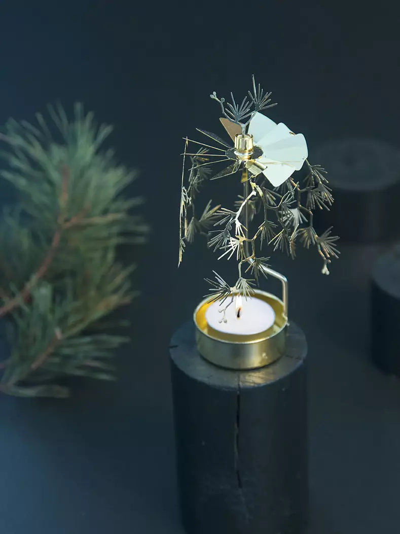 ÄNGLASPEL TALL GULD