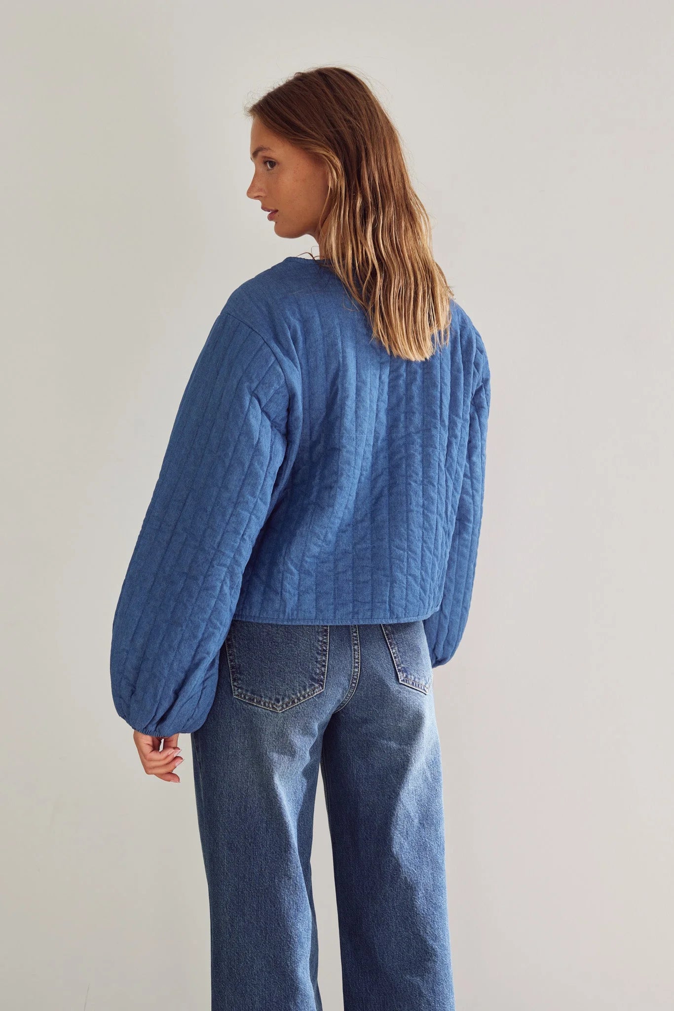 Jacket Calla Denim Print