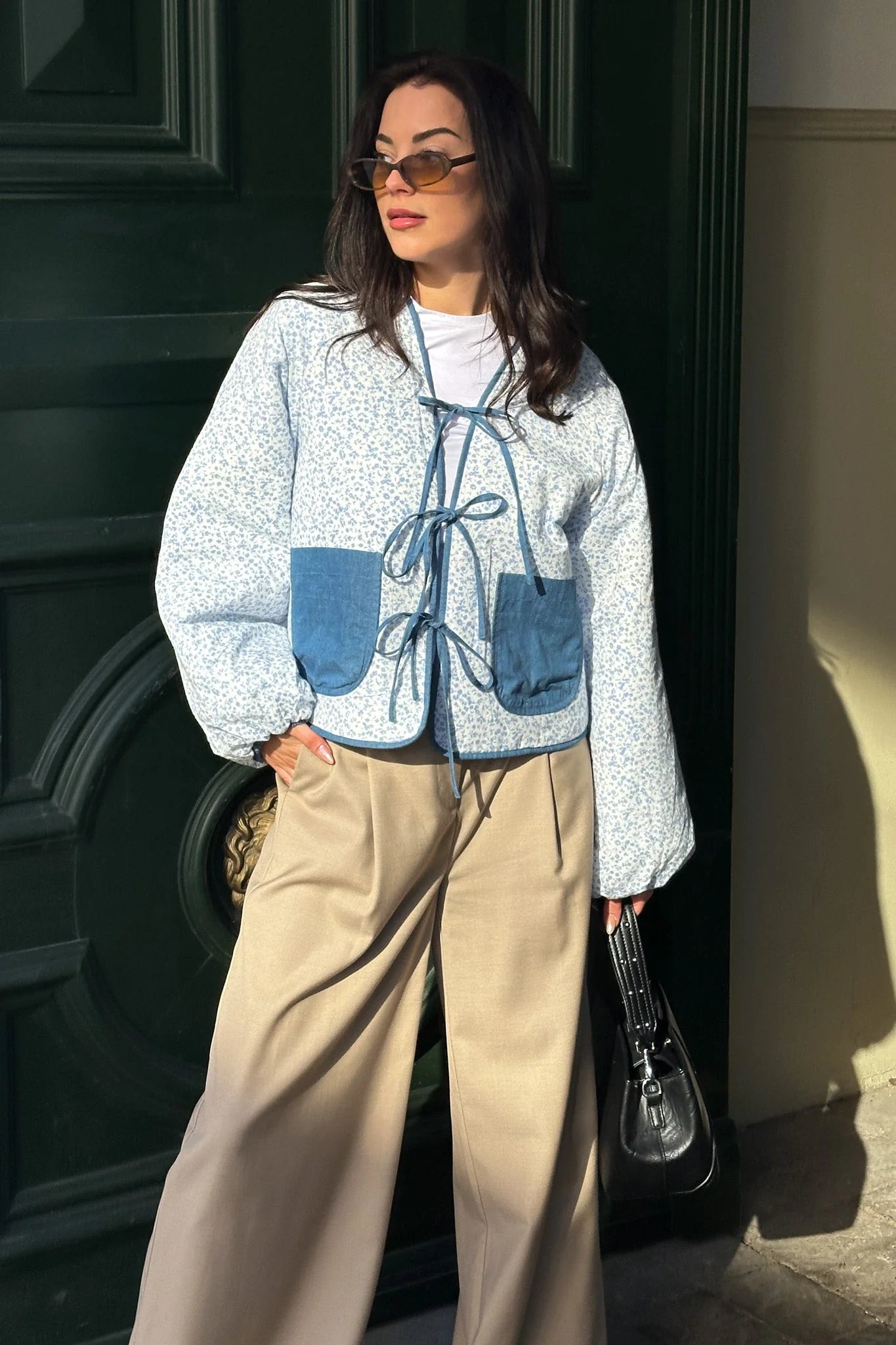 Jacket Calla Denim Print