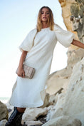 Load image into Gallery viewer, Reno Pastis Long Dress Cream

