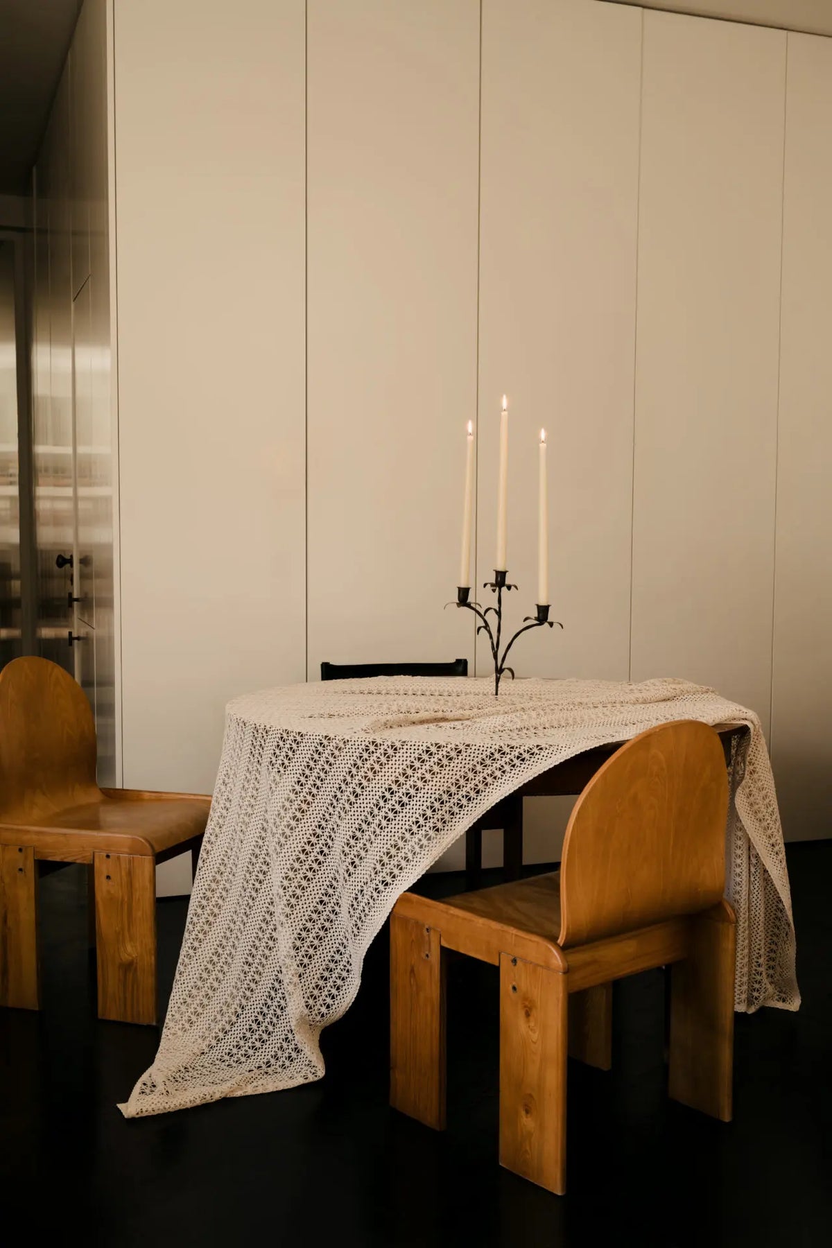 Virkad duk 300×150 cm