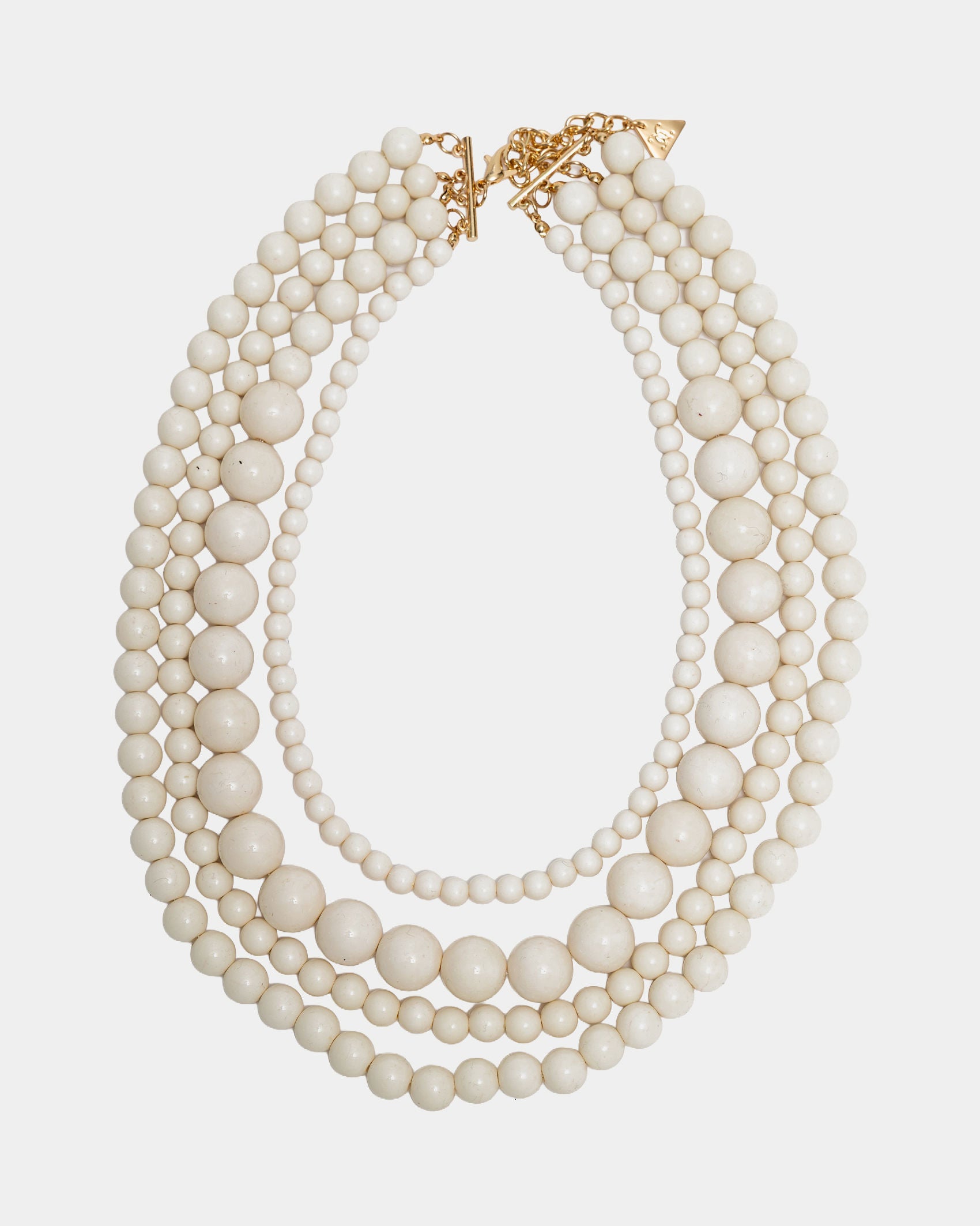 ALMA PEARL NECKLACE BONE