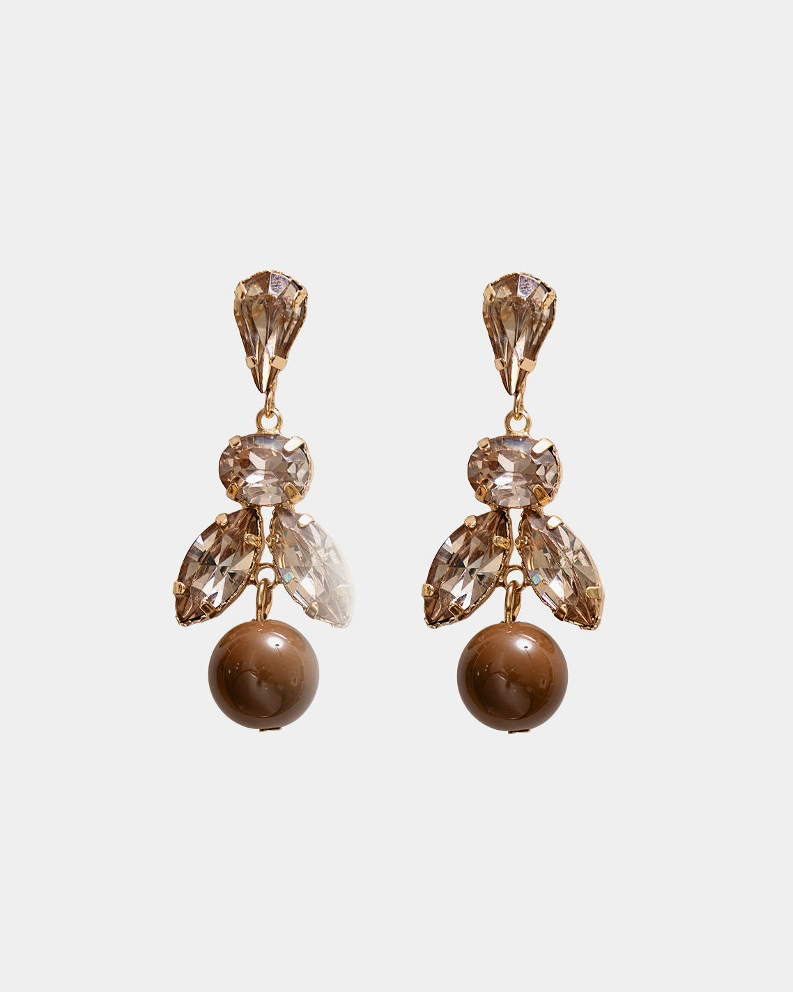ARIA EARRINGS NOUGAT