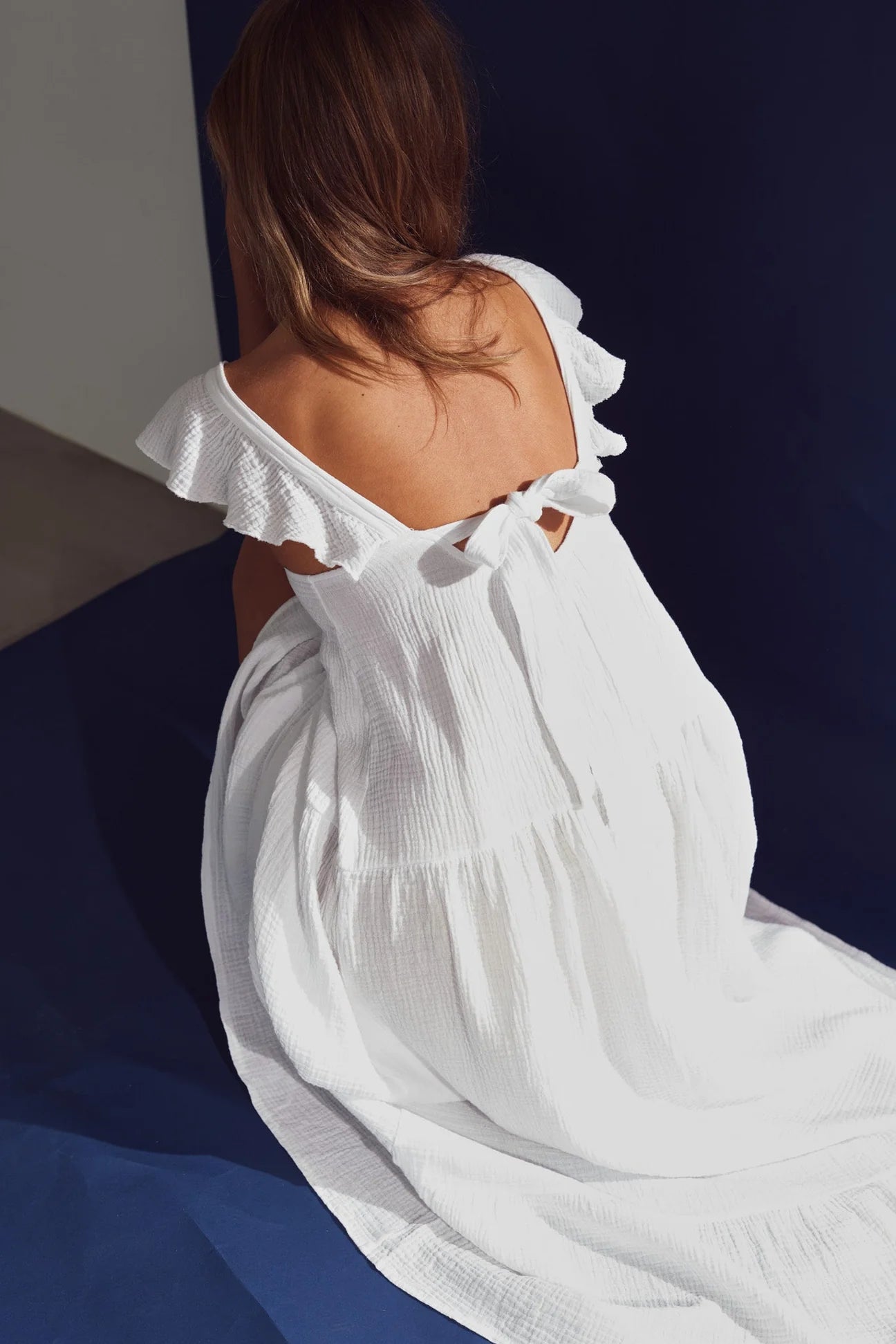 LINA DRESS vit