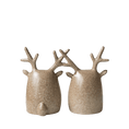Load image into Gallery viewer, Deer twins set om 2 Beige

