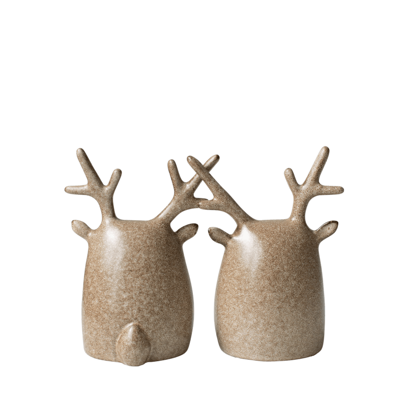 Deer twins set om 2 Beige