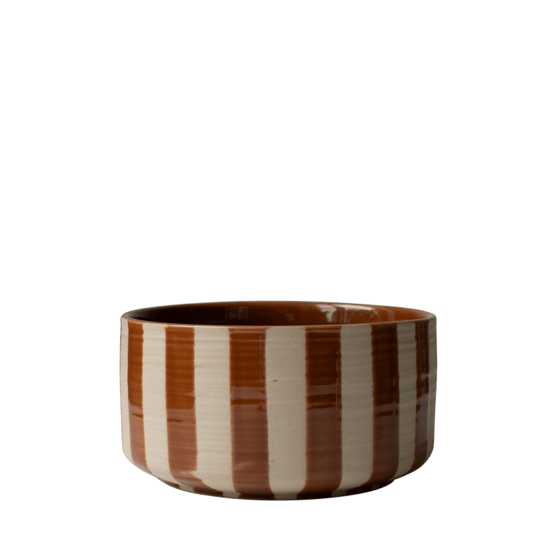 Line Bowl - stripe nougat
