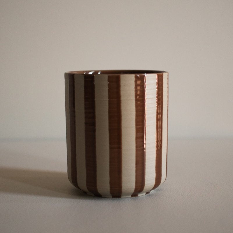 Line pot stripe nougat