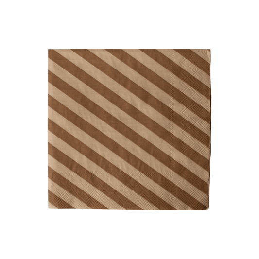 Napkin - Stripe Nougat