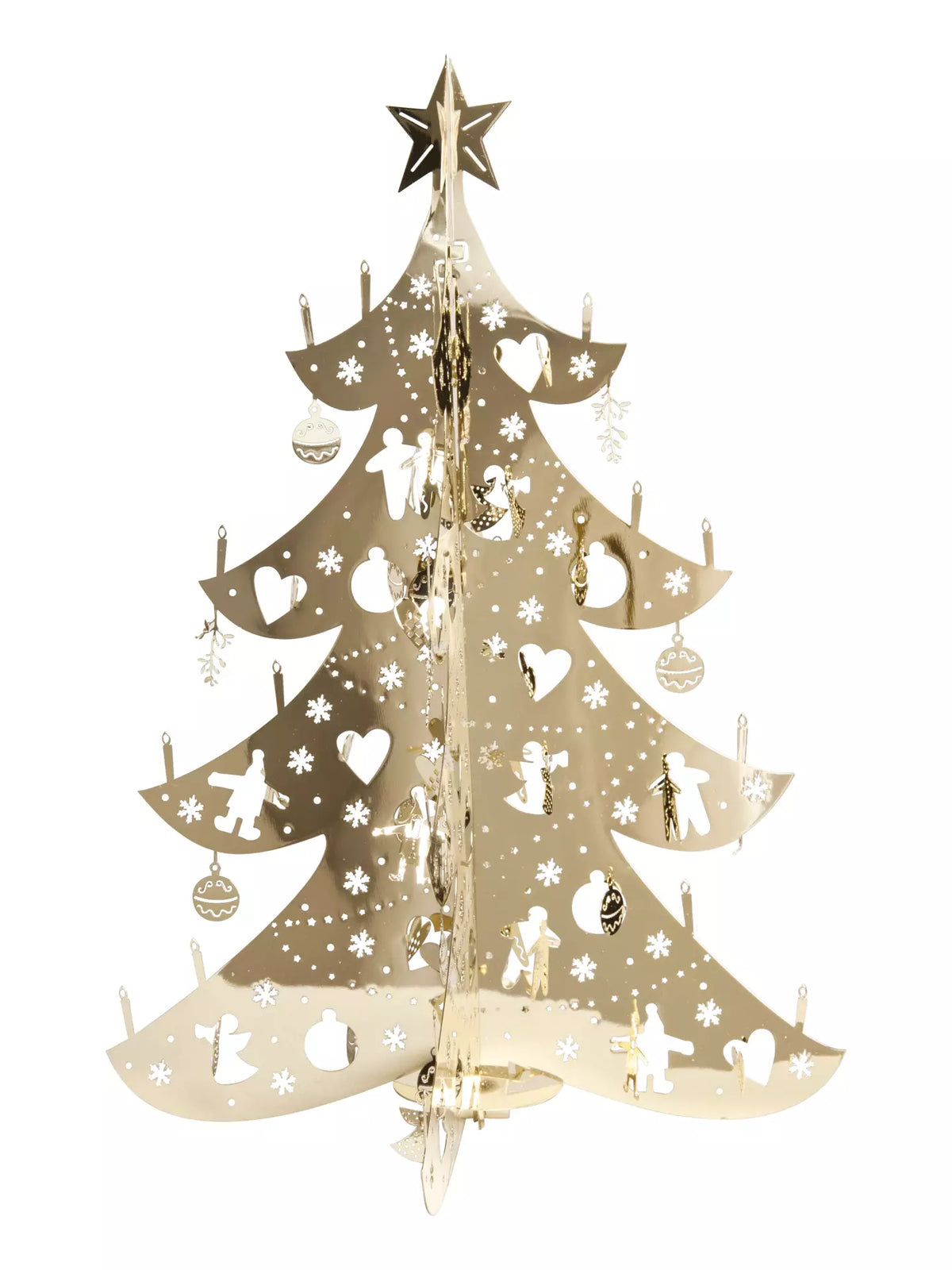 XMAS TREE GOLD 18,5 cm