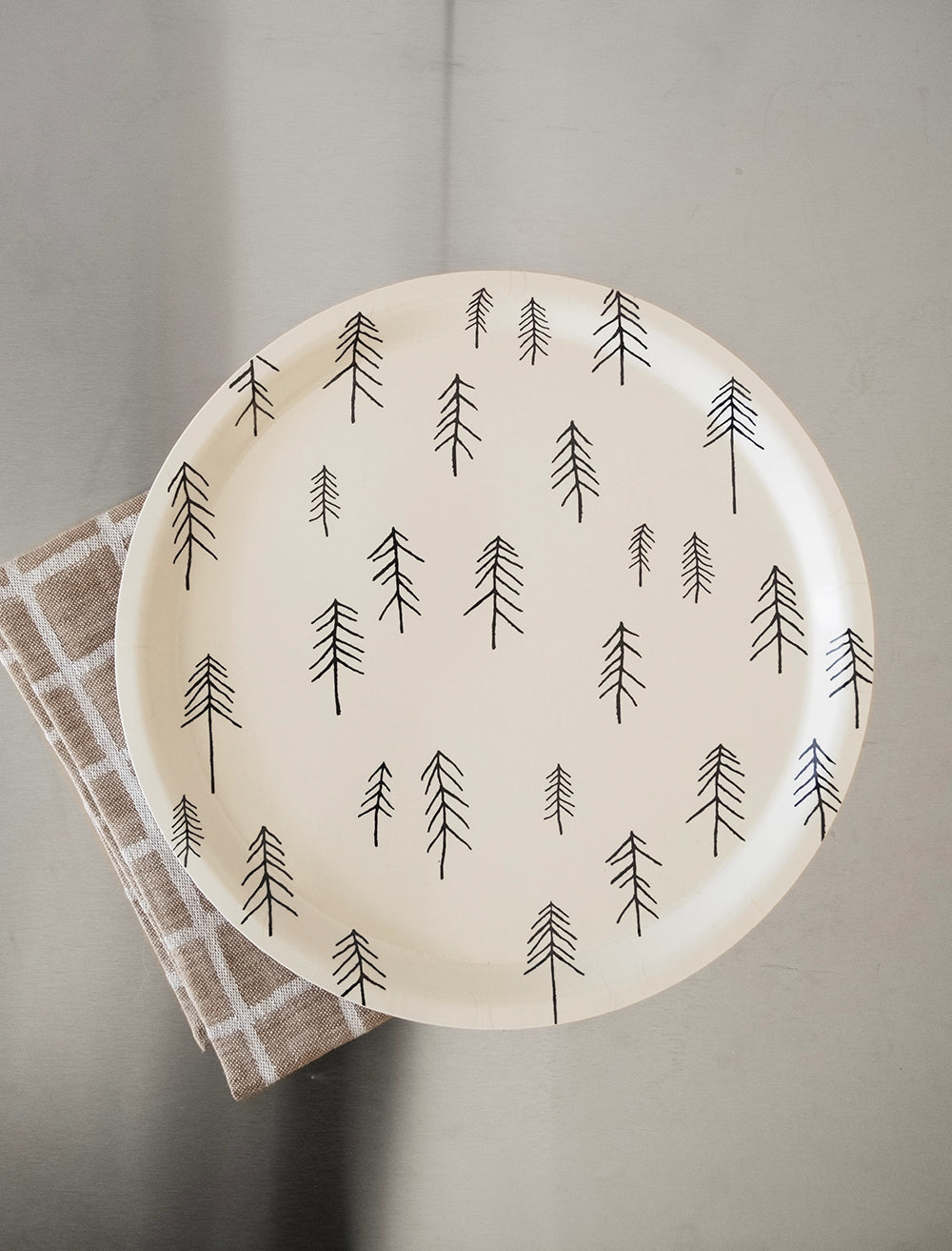 TALL BRICKA, NUDE/SVART