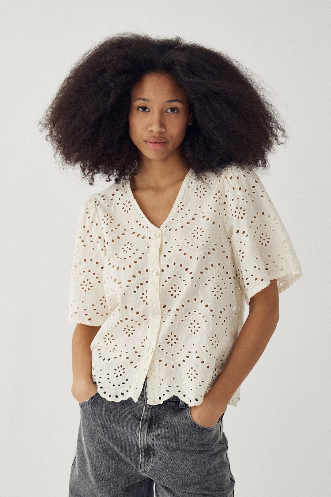 N Mika Blouse Ivory