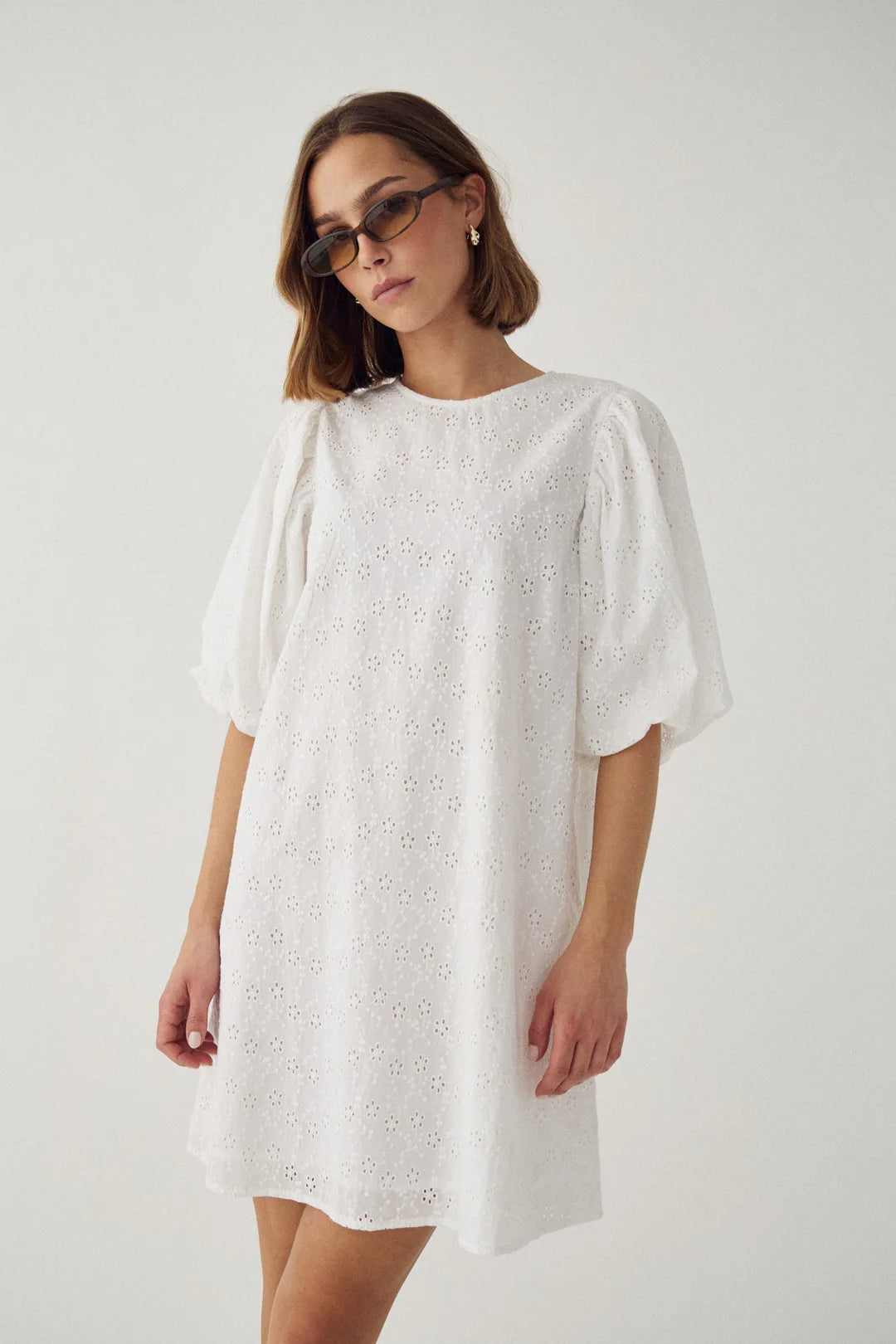 Pastis short dress white