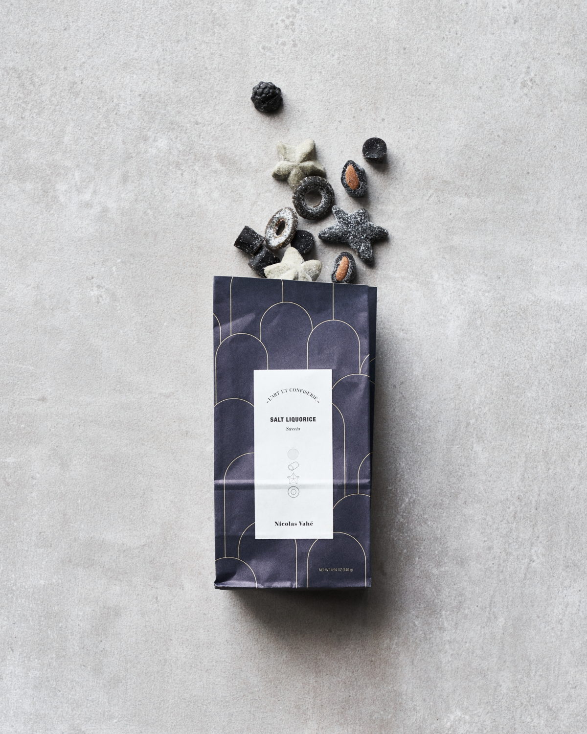 Sweets, Salt liquorice, 140 g