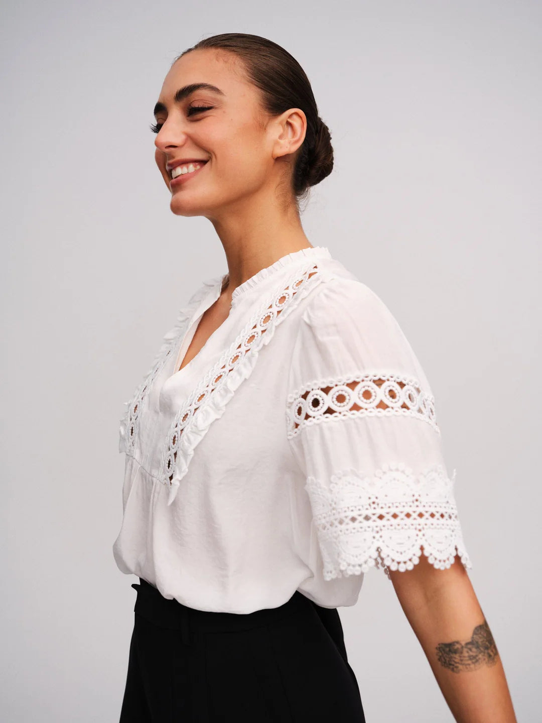 ZelineGo blouse Vit