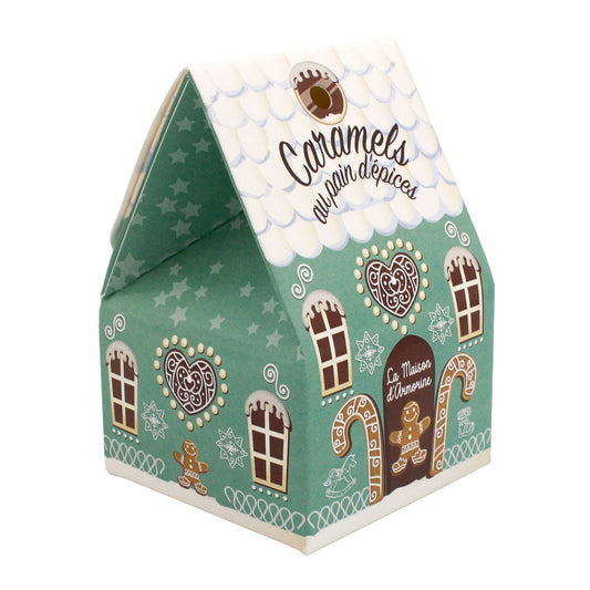 Juligt hus - Pepparkakssmörkolor