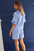 Load image into Gallery viewer, Letty shorts Blue Stripe

