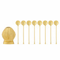Load image into Gallery viewer, Loreta Jar w. Cocktail Forks, Gold, Aluminum
