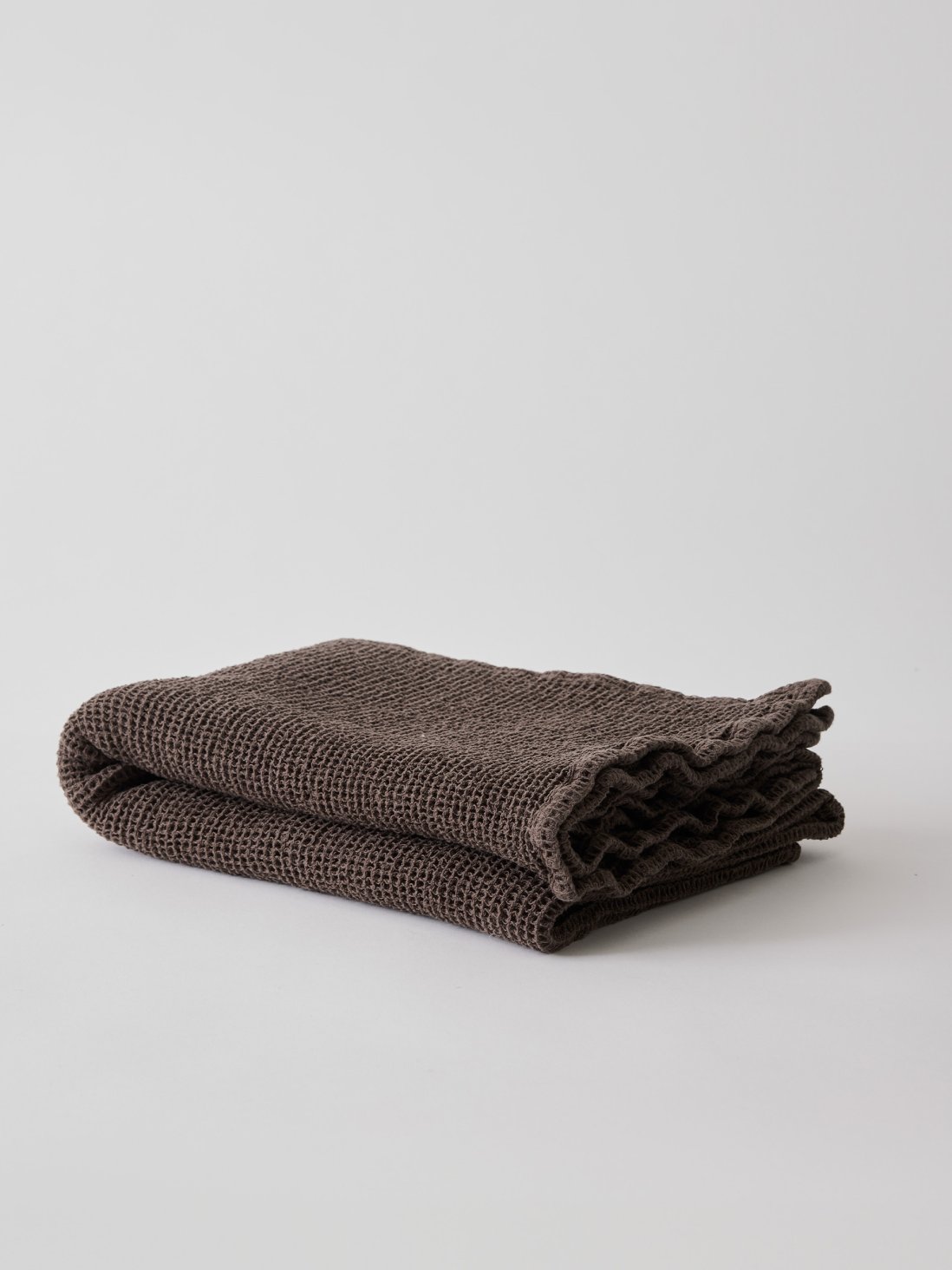 Nella waffle towel Taupe 100*150