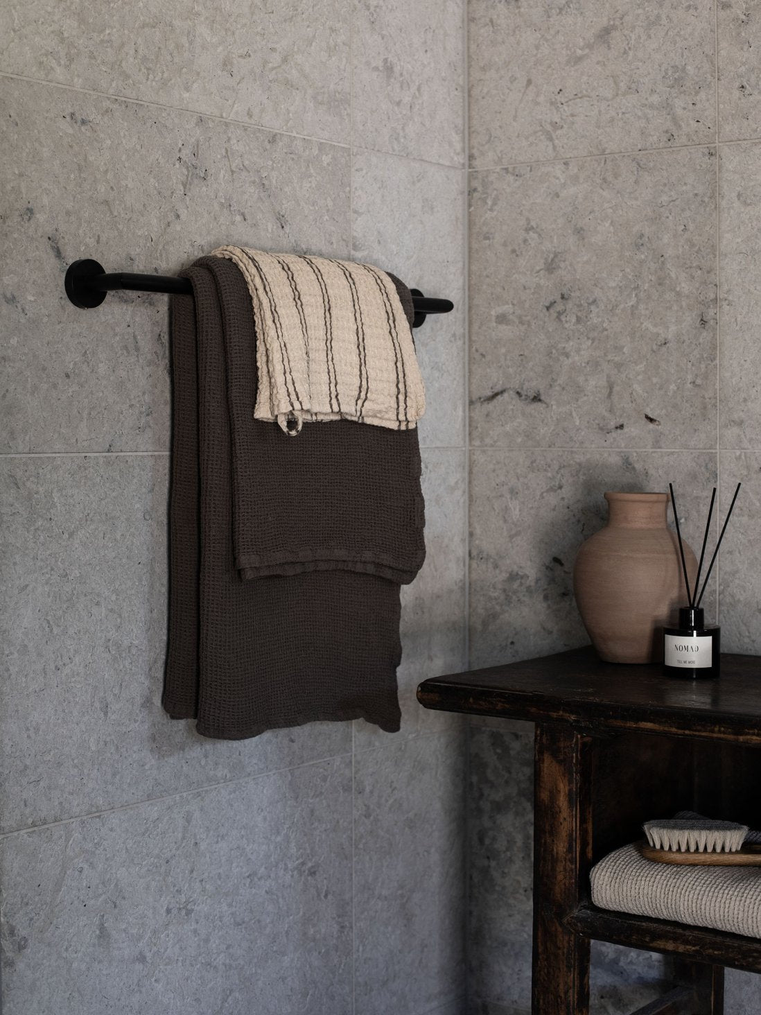 Nella waffle towel 70*140 Taupe