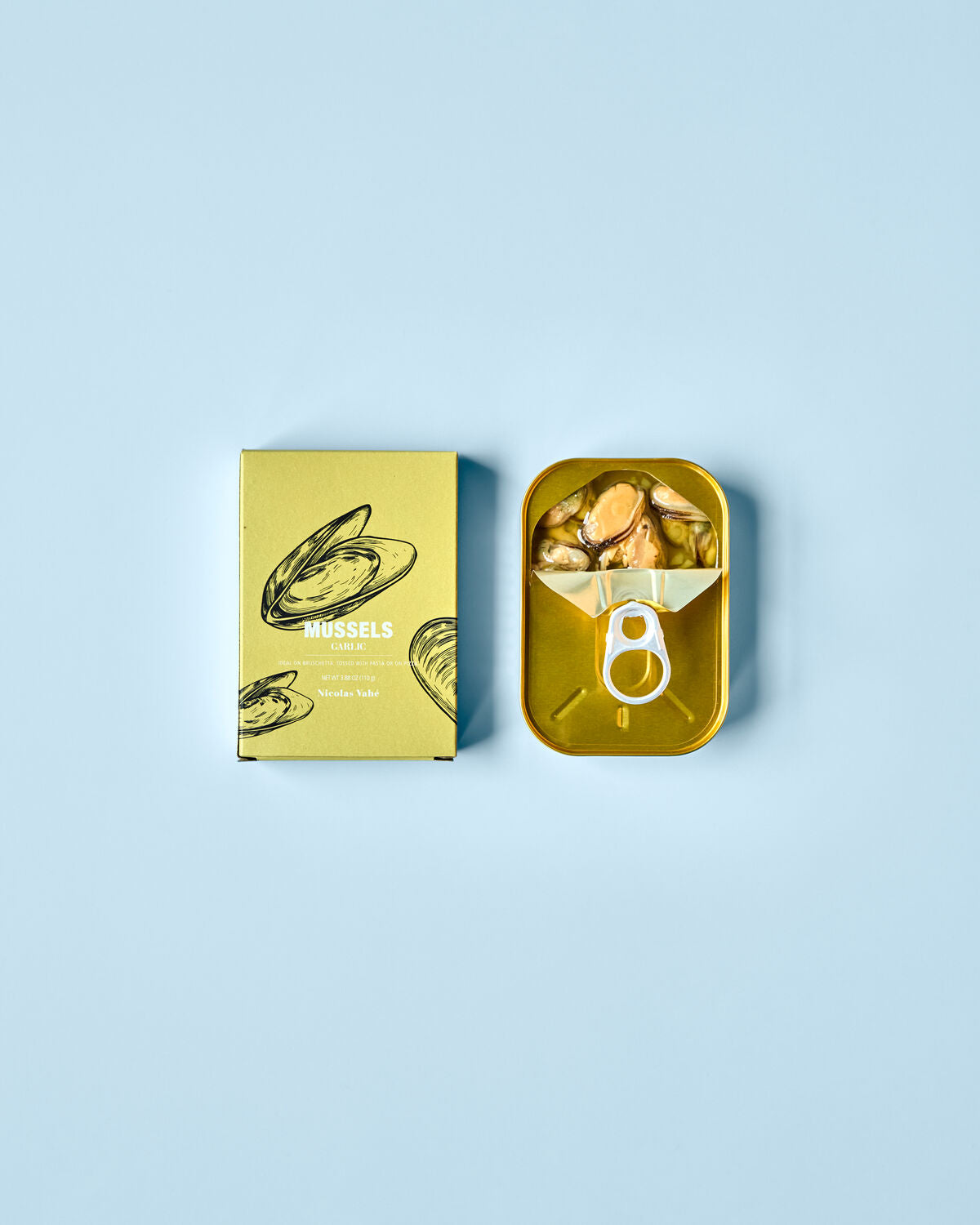 Mussels, Rapeseed oil & garlic, 110 g