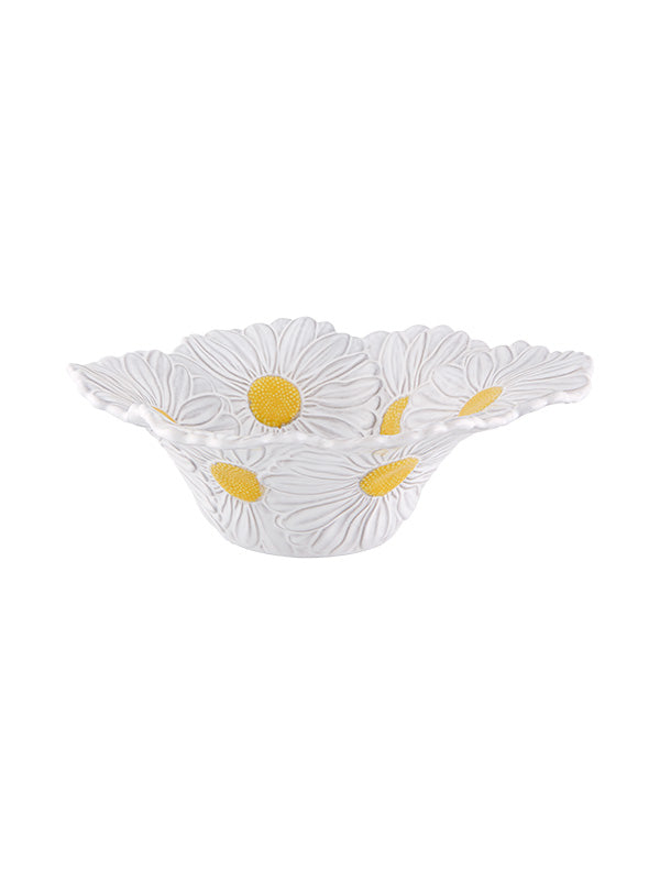 Salladsskål sommarblomma Vit