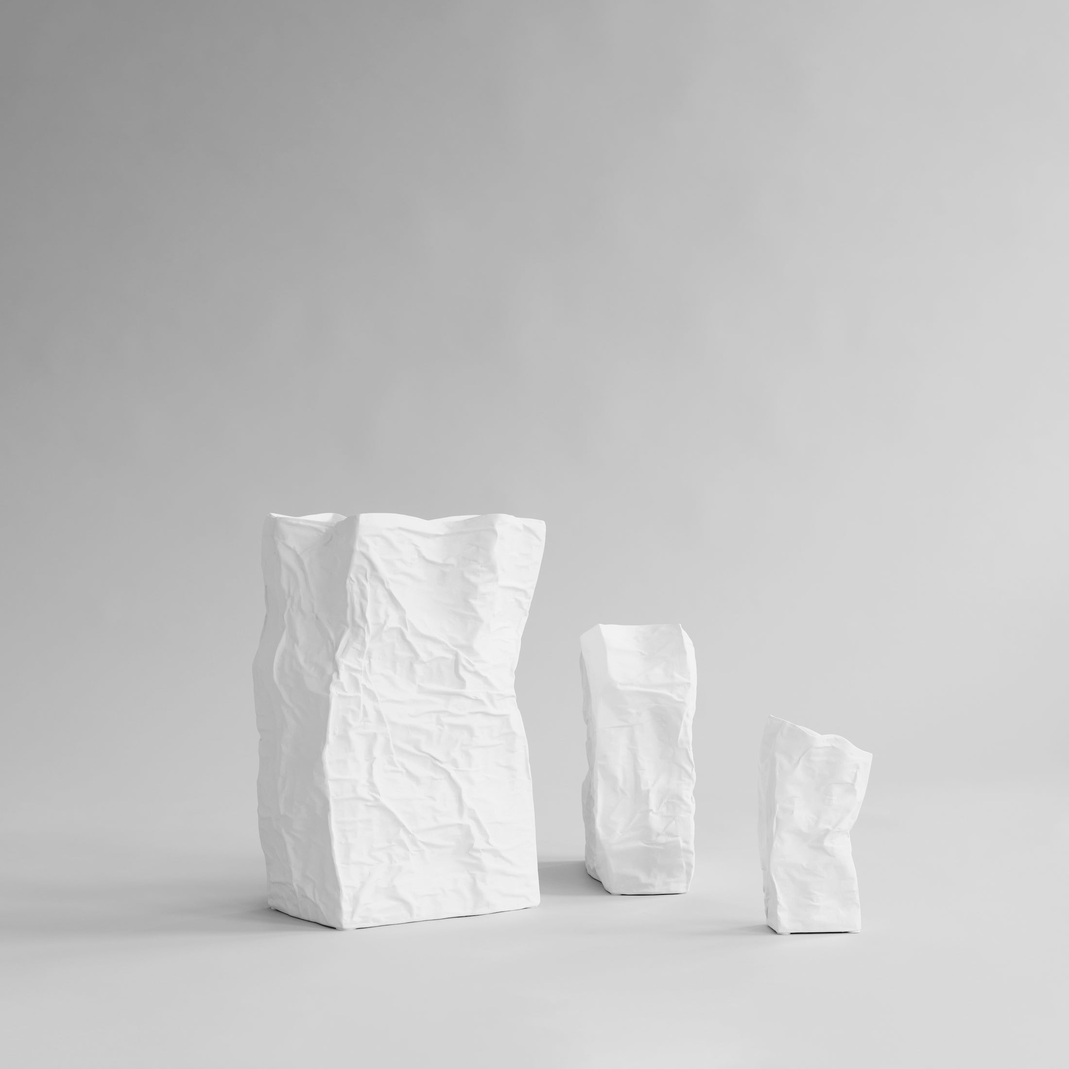 Kami Vase, Big - Bone White