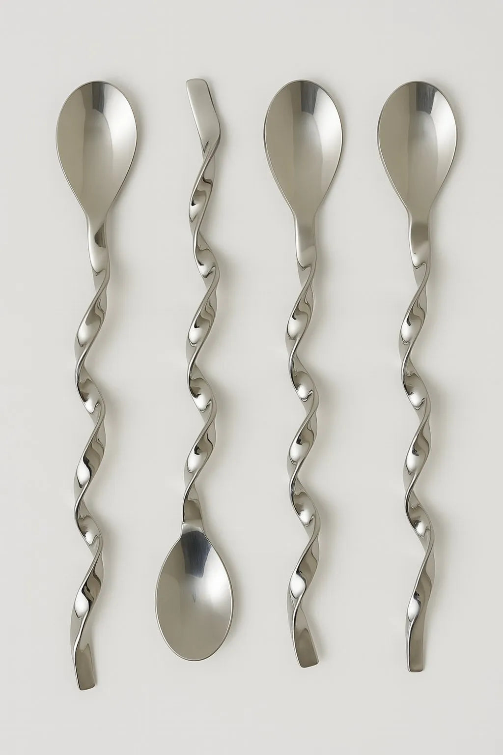 Cocktailskedar twisted 4 pcs