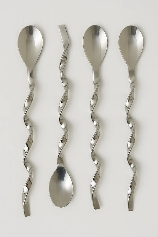 Cocktailskedar twisted 4 pcs