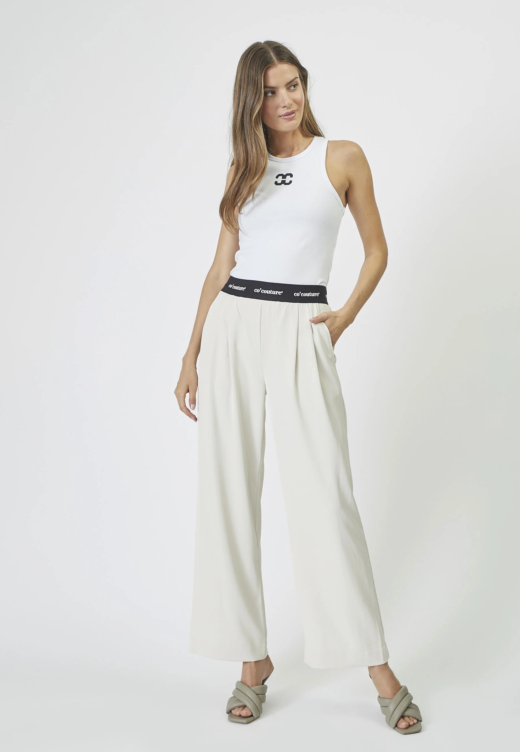 SAHARACC CC TANK TOP - Linne - white